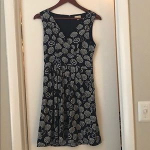 Blue and white sundress